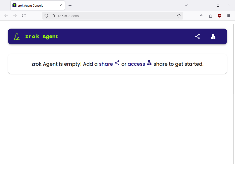 zrok agent console